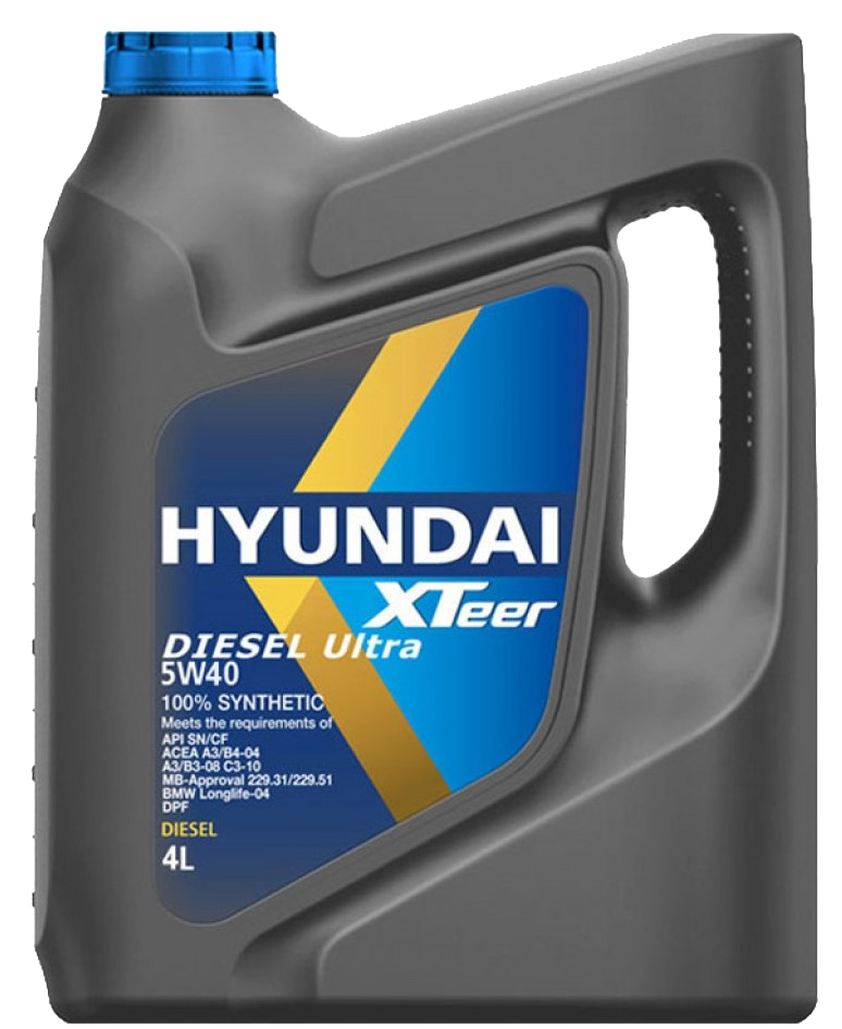 Моторное масло Hyundai XTeer Diesel Ultra 5W-40, 4л